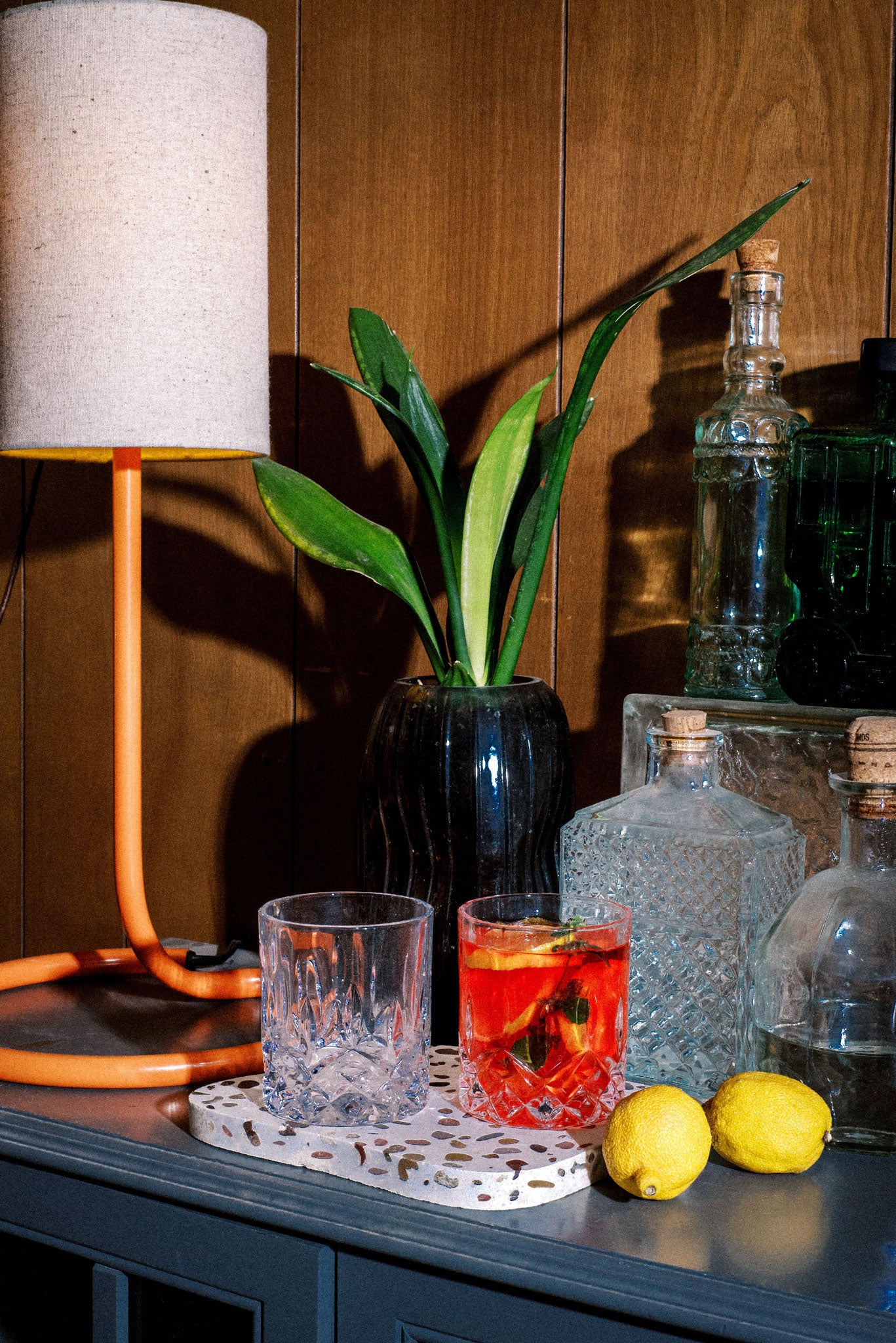 Wavy Whiskey Tray