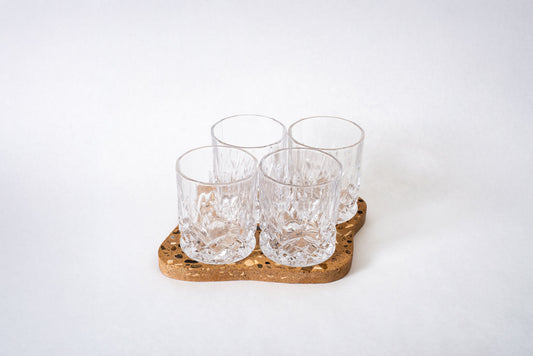 Wavy Whiskey Tray