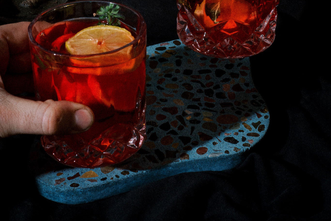 Wavy Whiskey Tray