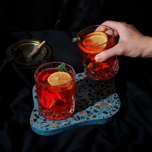 Wavy Whiskey Tray